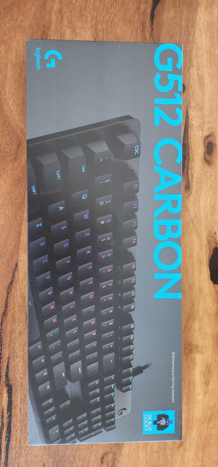 Logitech G512 Carbon LightSync RGB Mechanical Gaming Keyboard GX Blue Tactile