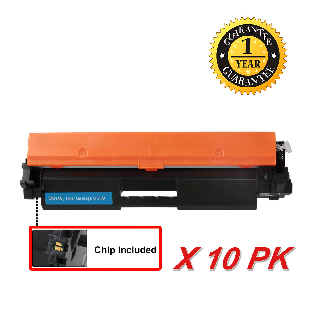10PK For HP CF217A Toner Cartridges Laserjet Pro M102A M102W M130FN M130FW
