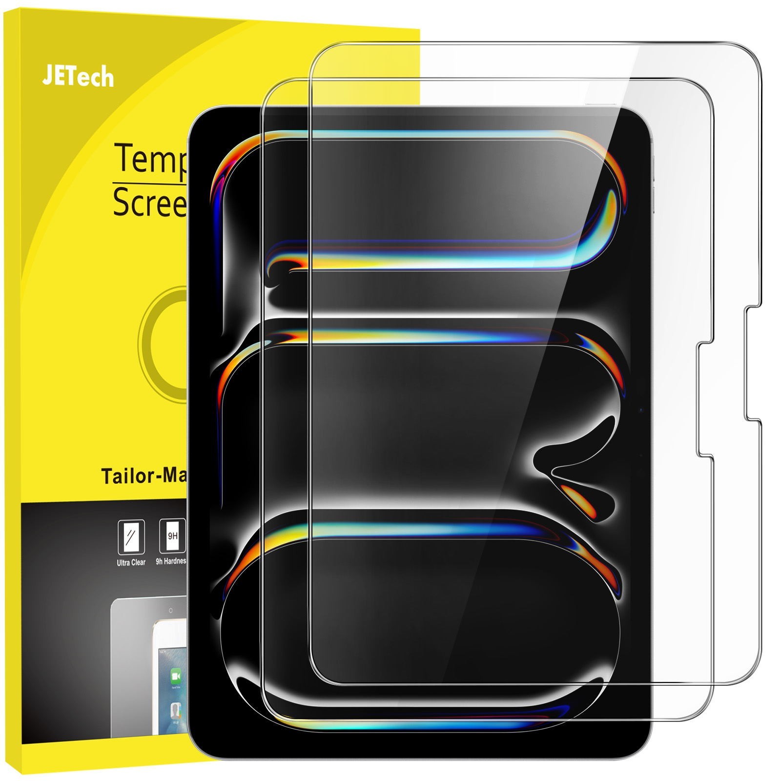 JETech Screen Protector for iPad Pro 11/13-Inch M5 M4 / Air 11/13-Inch M4/M3/M2