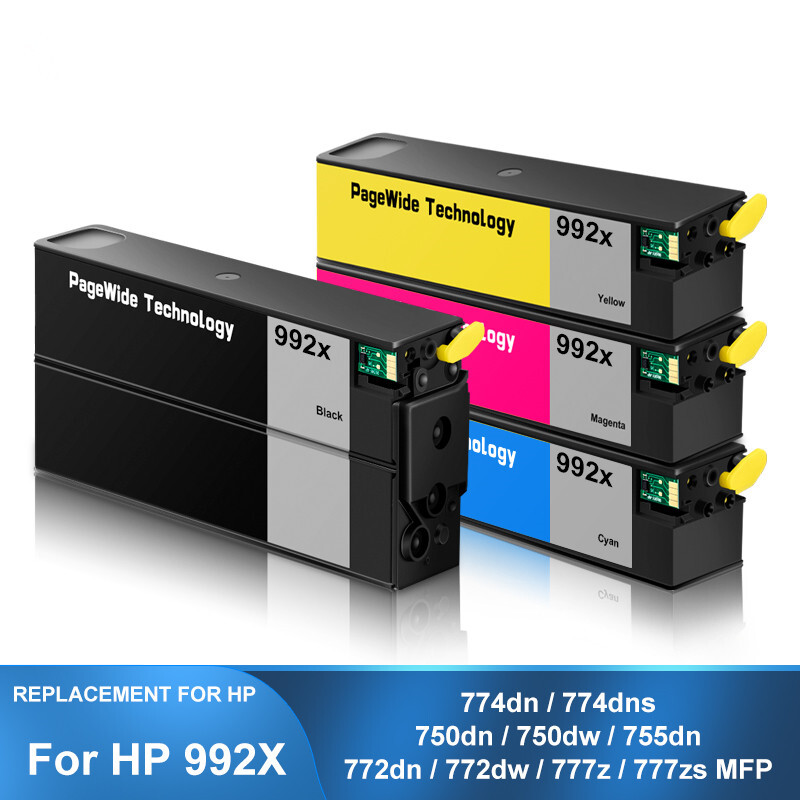 For HP 992 992X Compatible With Ink PageWide 755dn 774dn 750dn/w 772dn/w 777z/s