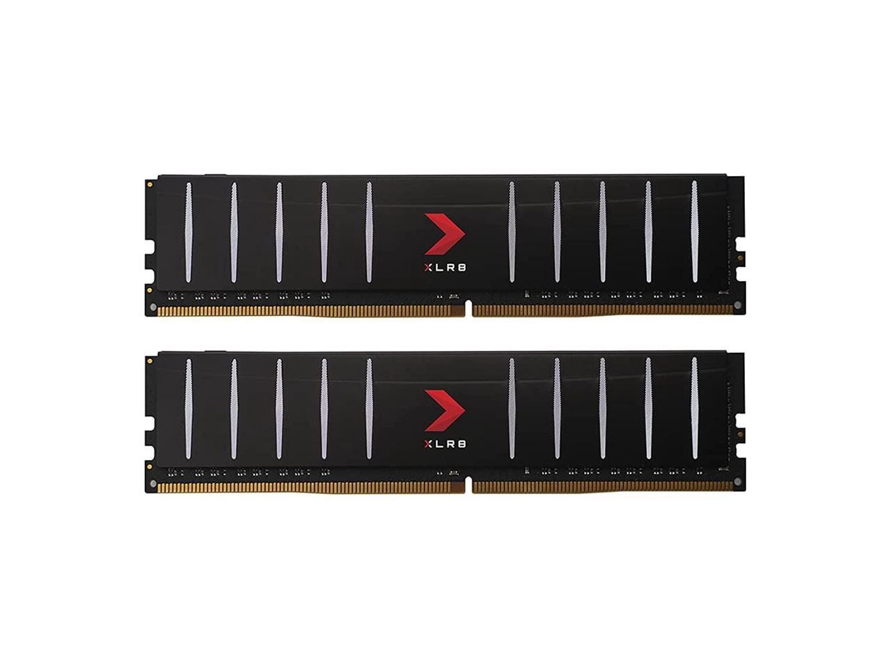 PNY XLR8 DDR4 3200MHz Low Profile Desktop Memory (md32gk2d4320016lp)