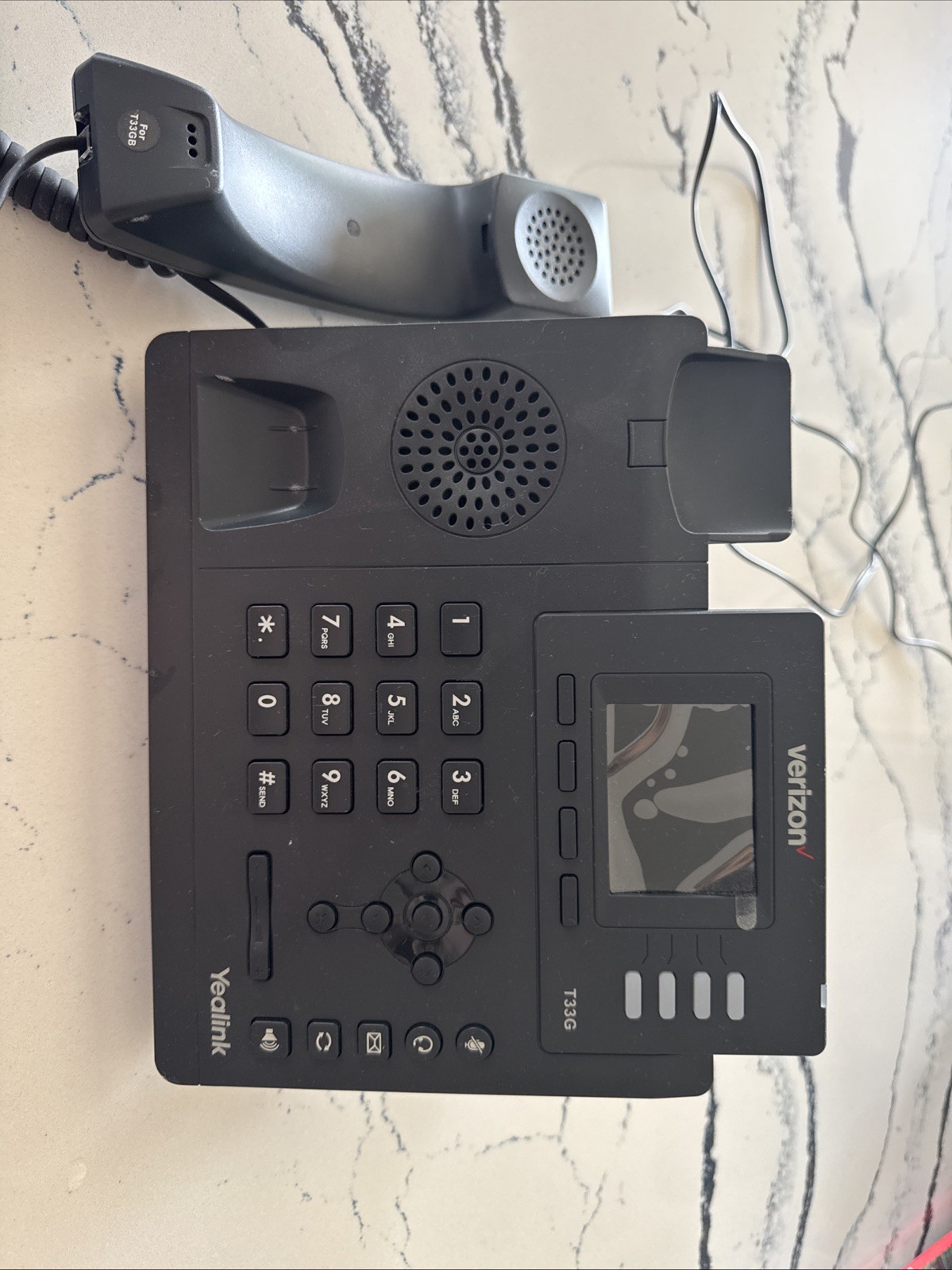 Yealink T33G IP Phone, 4 VoIP Accounts. 2.4-Inch Color Display. Dual-Port...