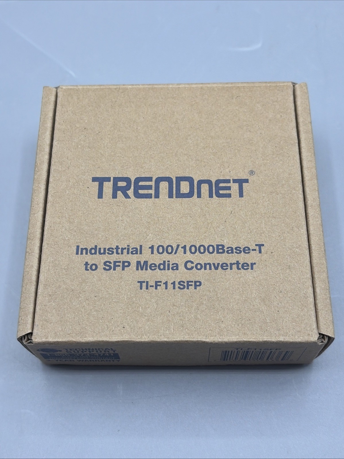 TRENDnet Hardened Industrial 100/1000 Base-T To SFP Media Converter
