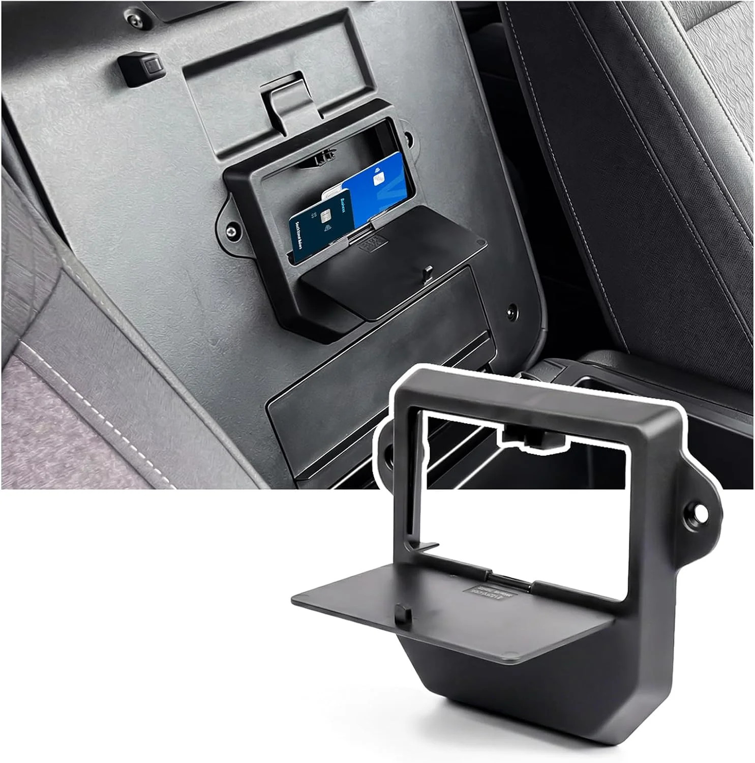 Concealed Console Tray for Chevy Silverado GMC Sierra 1500 2019-2026