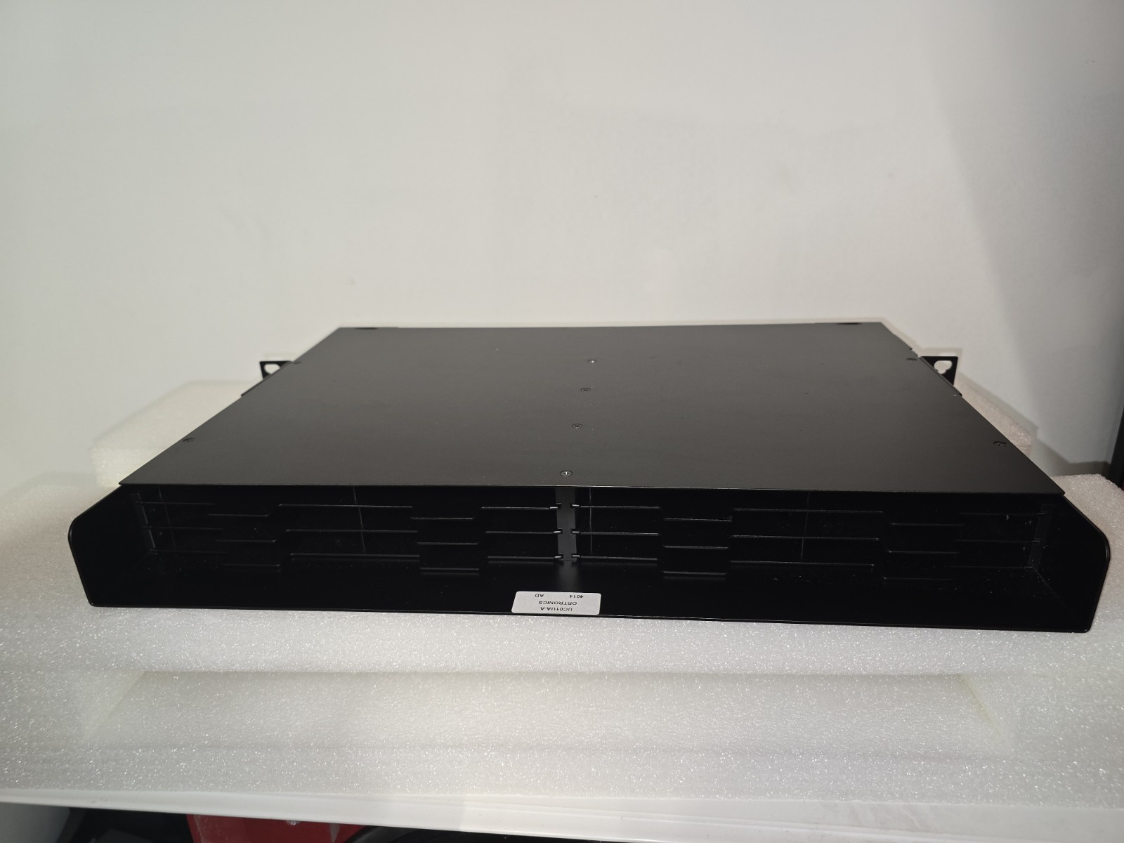 Ortronics(OR-UC01A-A) Fiber Enclosure,1U,UHD Rack Mount Reduce Depth