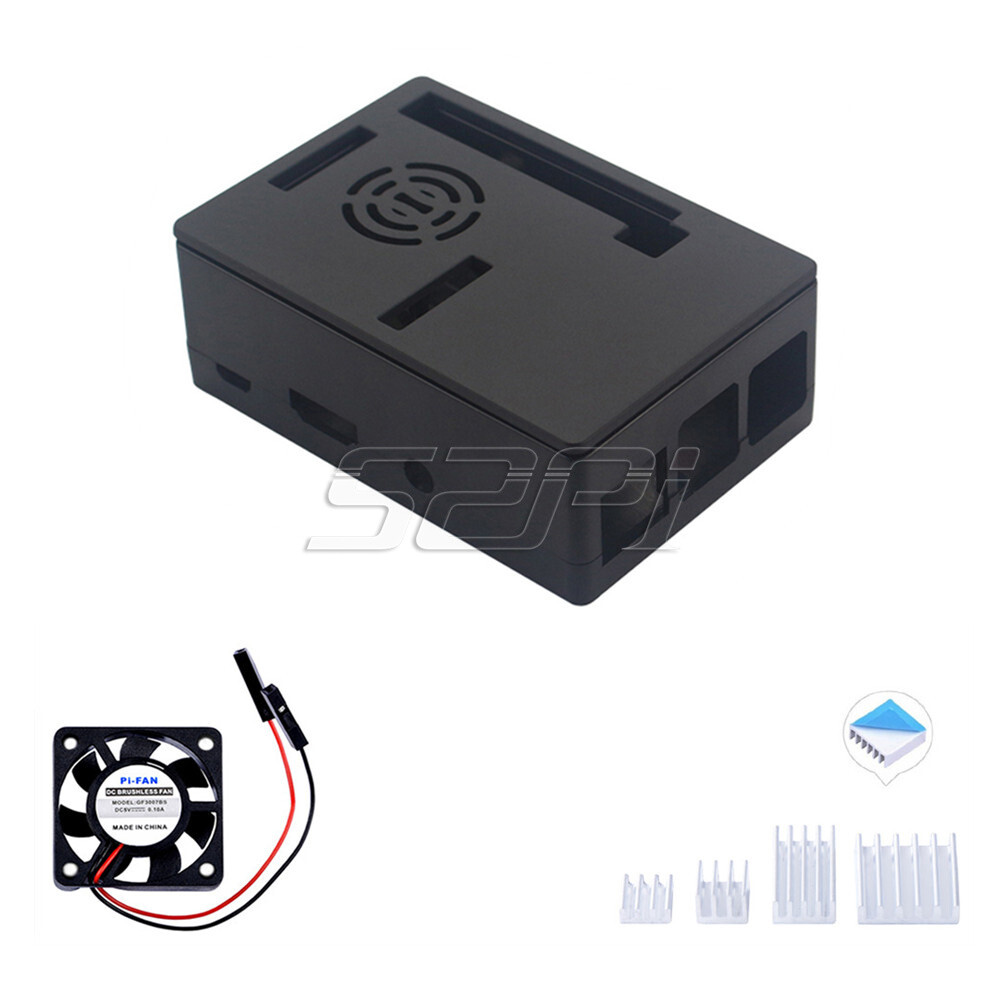 Raspberry Pi 4 ABS Case with 3.5 Inch 320x480 Resistive TFT Touch Screen Display