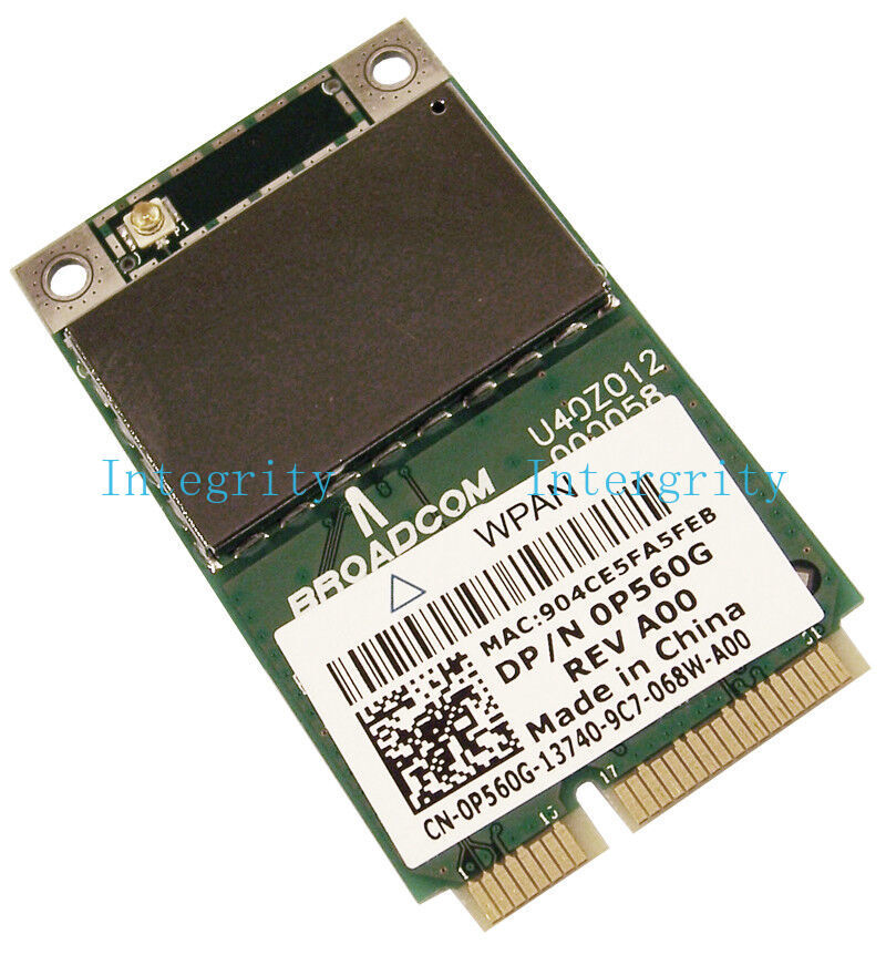 Dell Broadcom Wireless 370 Mini PCIe Bluetooth P560G Broadcom BCM92046MPCIE-FLSH
