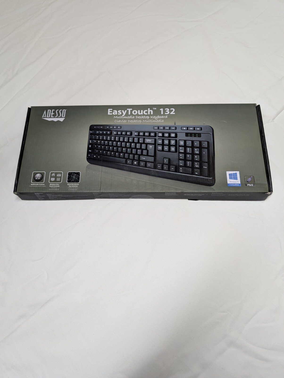 Adesso Easy Touch 132 , Multimedia Key Board