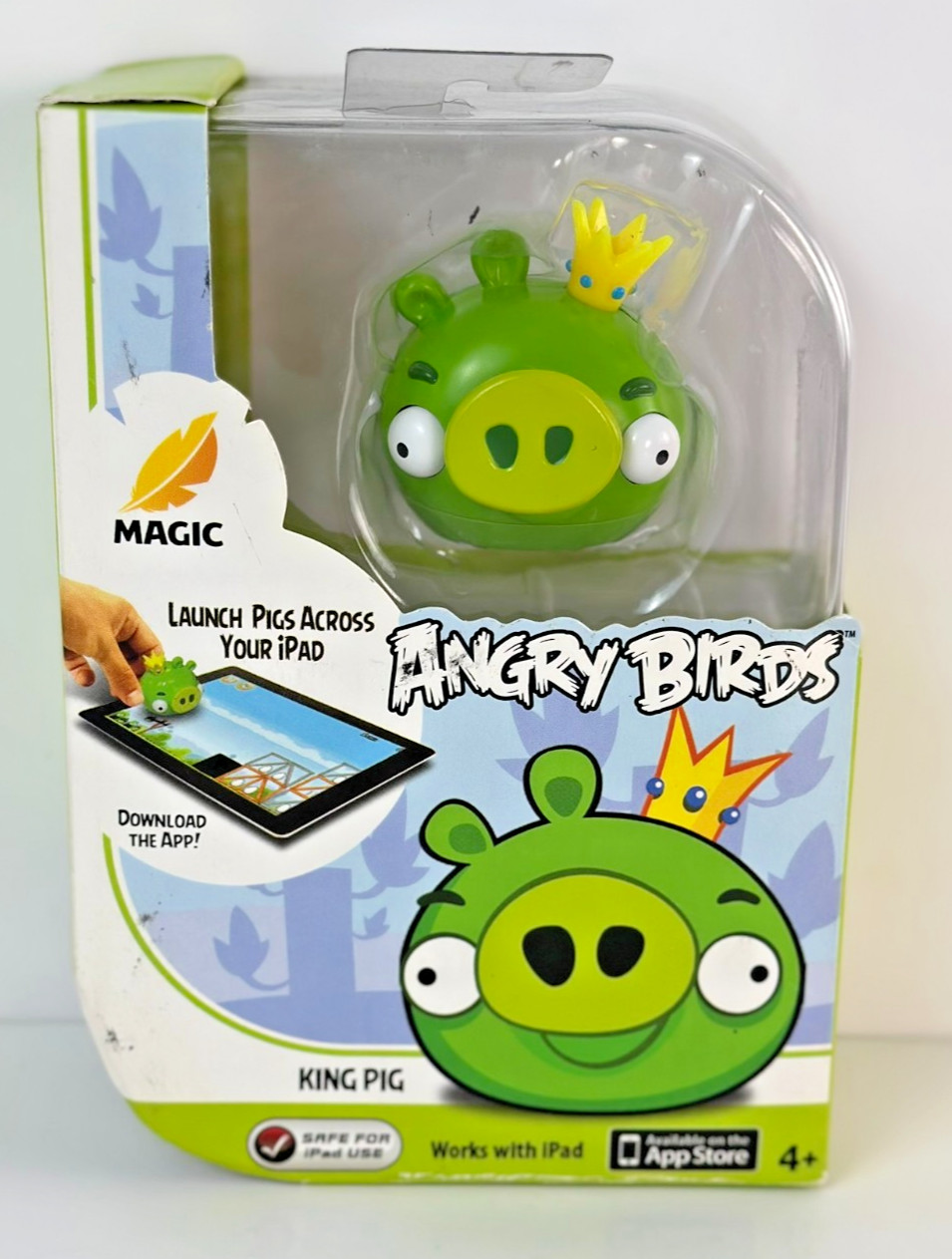 Angry Birds King Pig Magic iPad Figure Sealed In Blister Collectible 2014