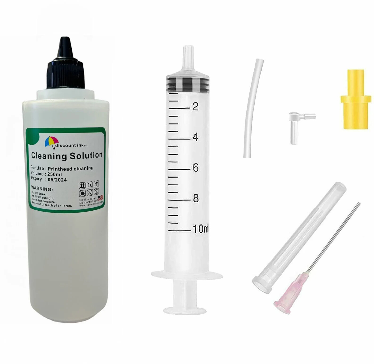 Unblock Print Head Nozzles for Epson Canon HP Printer Cleaning Kit Cleaner 250ml
