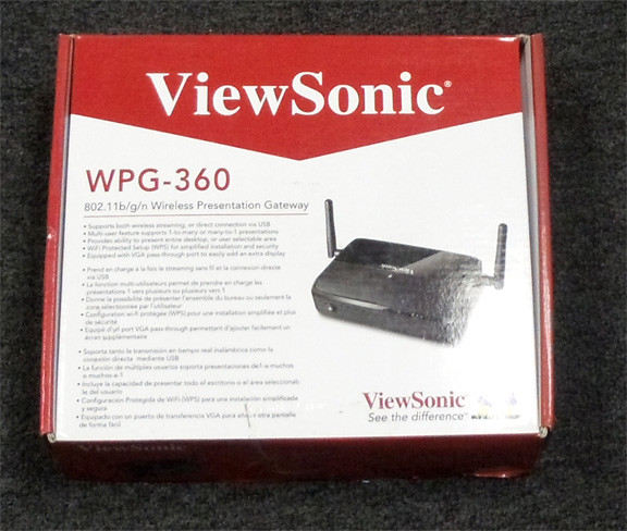 ViewSonic WPG-360 Wireless remote Presentation Gateway new in open box 