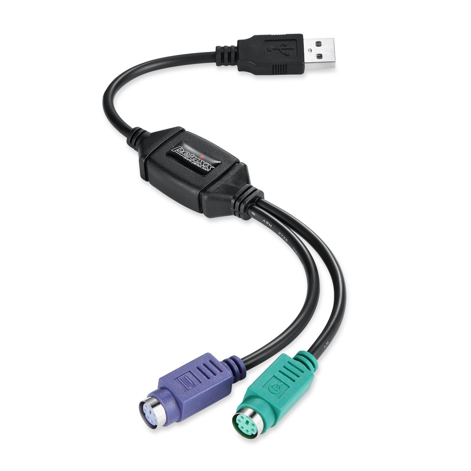 PS2 to USB Keyboard and Mouse Adapter Converter, USB PS2 Adapter for Keyboard