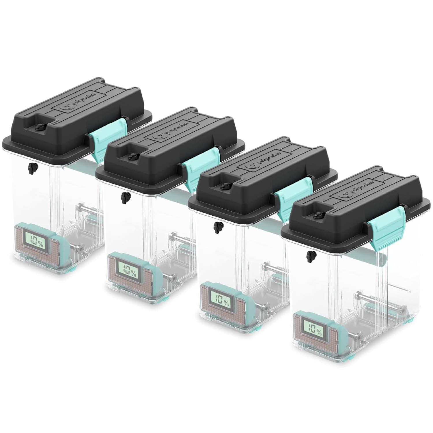 Polymaker PolyDryer 4-Pack Filament Storage Box Only (No Dock), Airtight Moistur