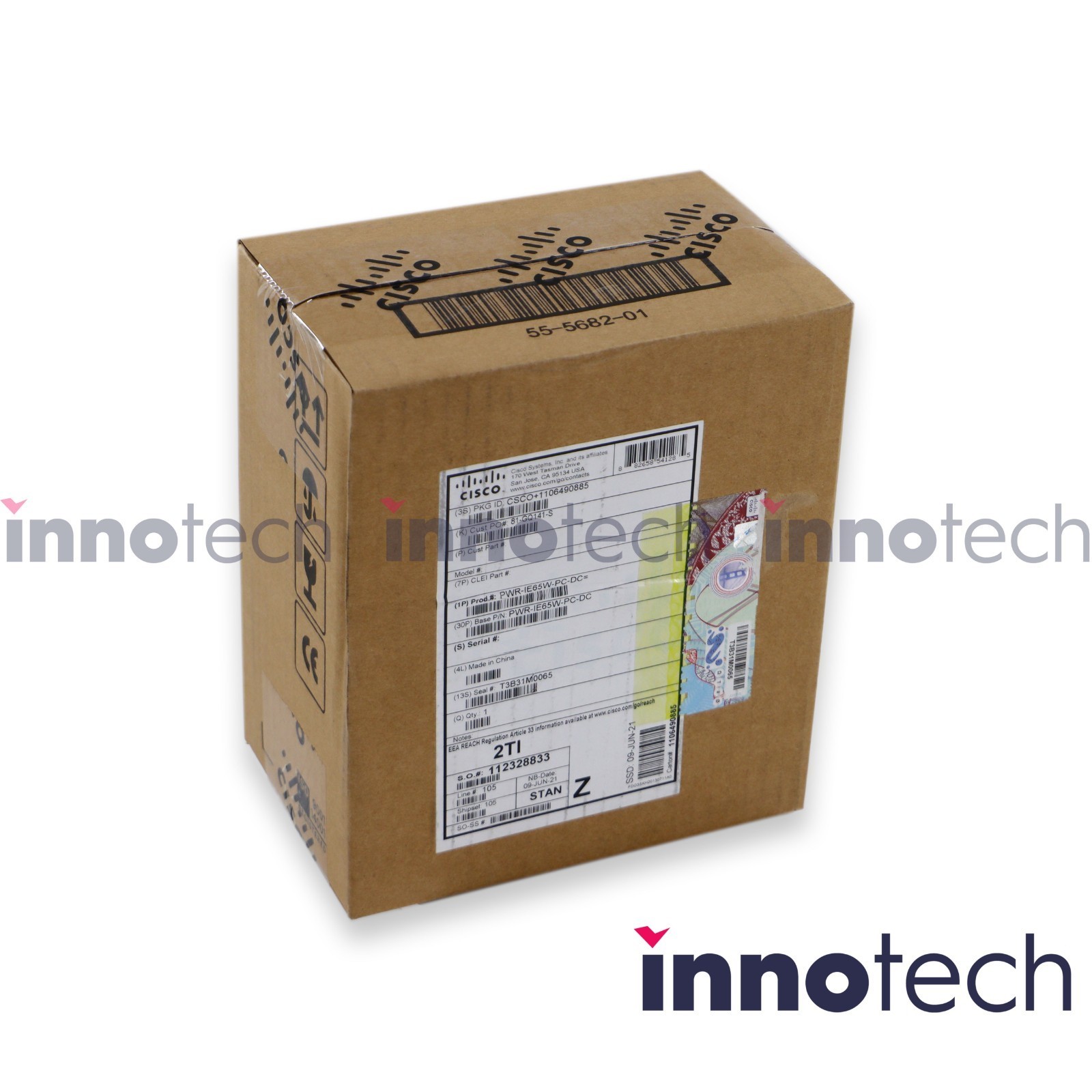 Cisco PWR-IE65W-PC-DC Power Module for IE3000/2000 Switch Power Supply New