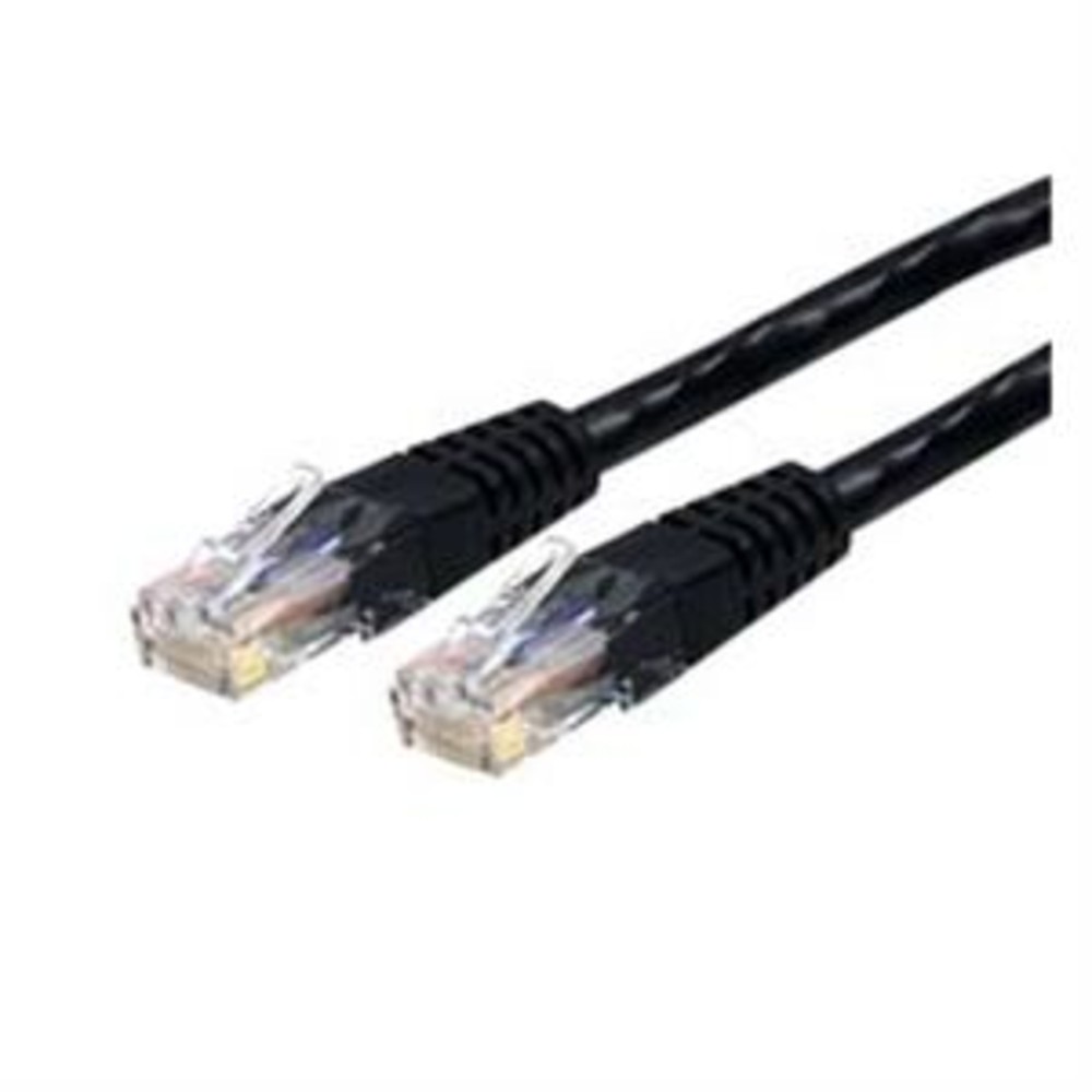 Startech C6PATCH35BK 35ft CAT6 Ethernet Cable 10 Gigabit Molded RJ45 650MHz