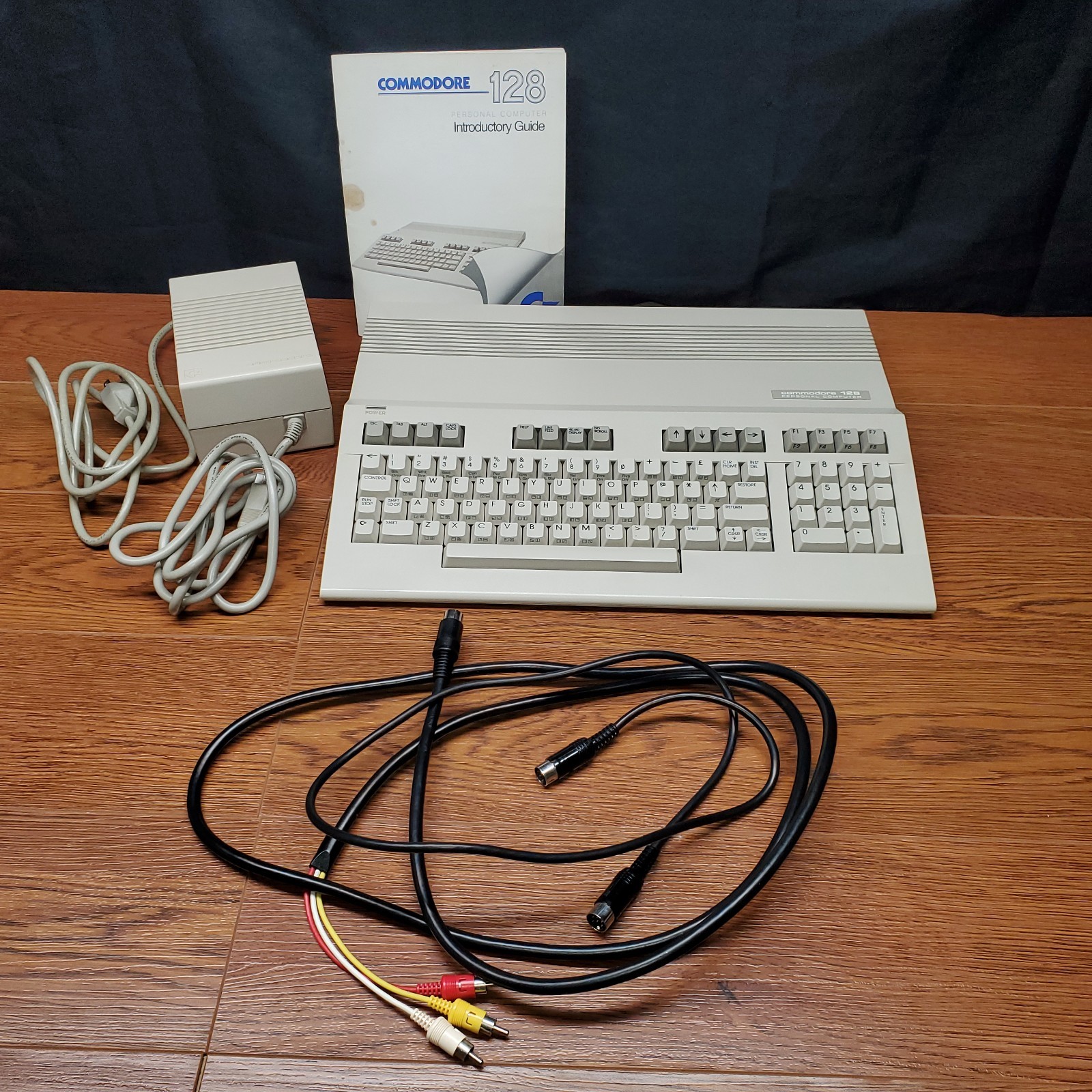 Commodore 128 In Box & Original Power Supply & Intro Guide