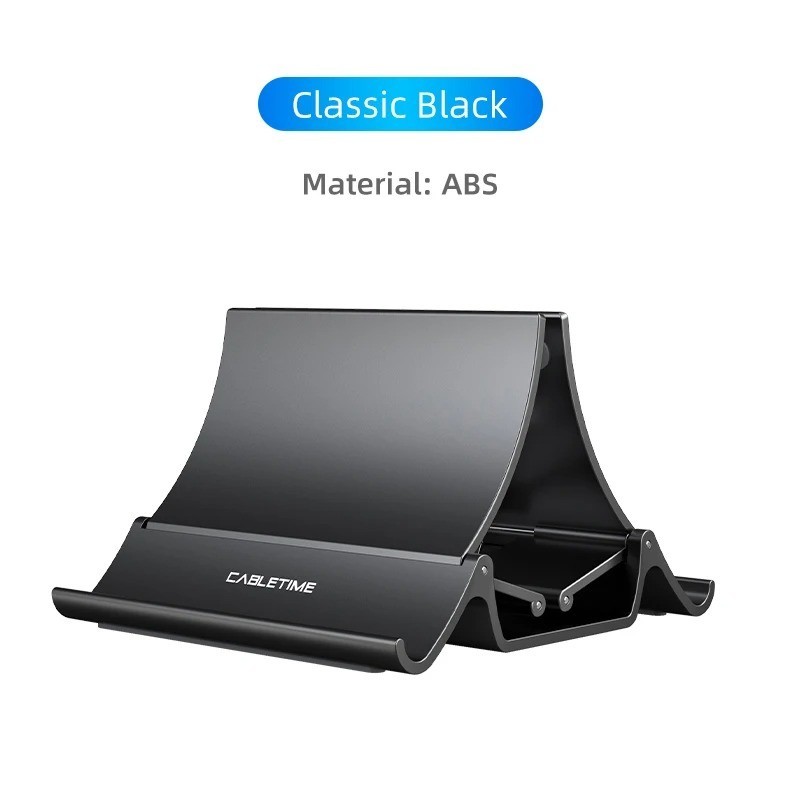Vertical Laptop Stand CABLETIME for MacBook Surface iPad Tablet,Heat Dissipation