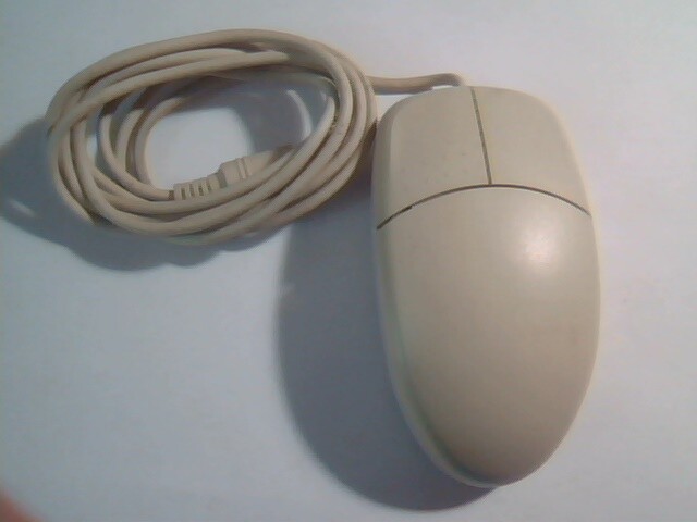 Vintage Mitsumi Mouse ECM-S3902 2-button PS/2 compatible  - Working
