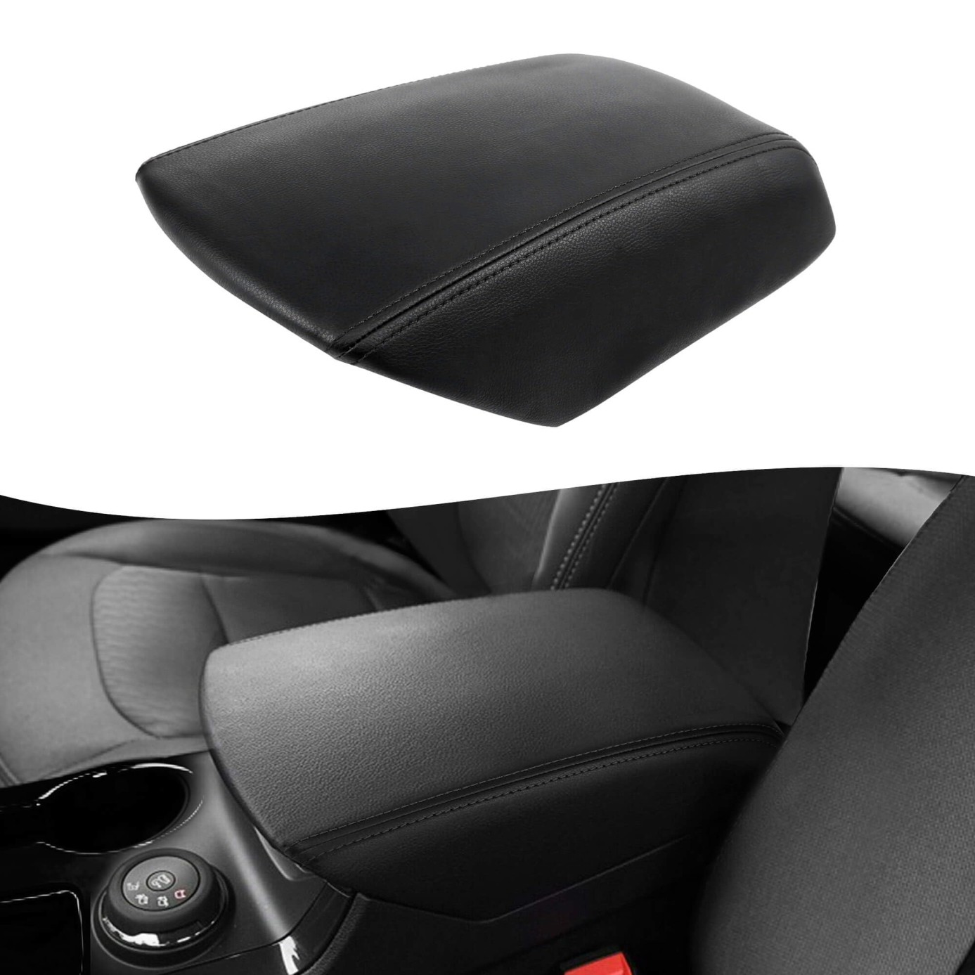 KBH Front Center Console Armrest Cover Replacement for Ford Explorer 2011-2019,