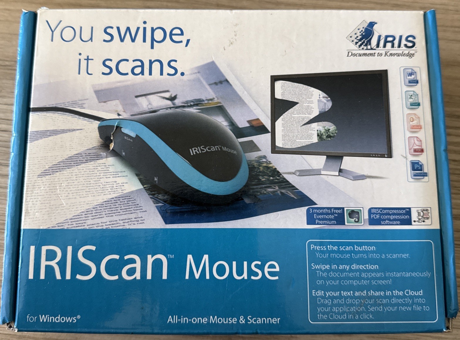 IRIScan Mouse 2 All-In-One Scanner for Windows & Mouse 457885