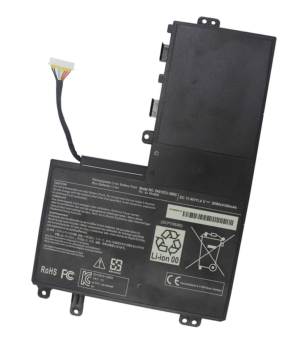 REPLACEMENT PA5157U-1BRS BATTERY FOR TOSHIBA SATELLITE E45T E55 E55T 7.7V 47WH