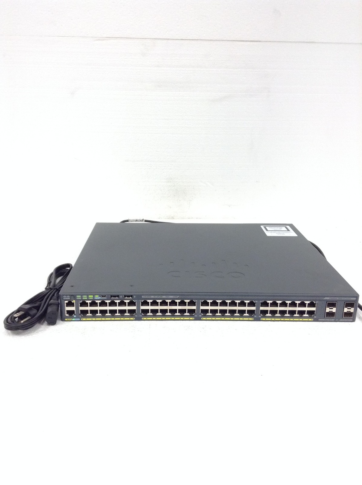 Cisco Catalyst 2960-X WS-C2960X-48LPS-L 48-Port PoE+ Switch w/C2960X-Stack Card