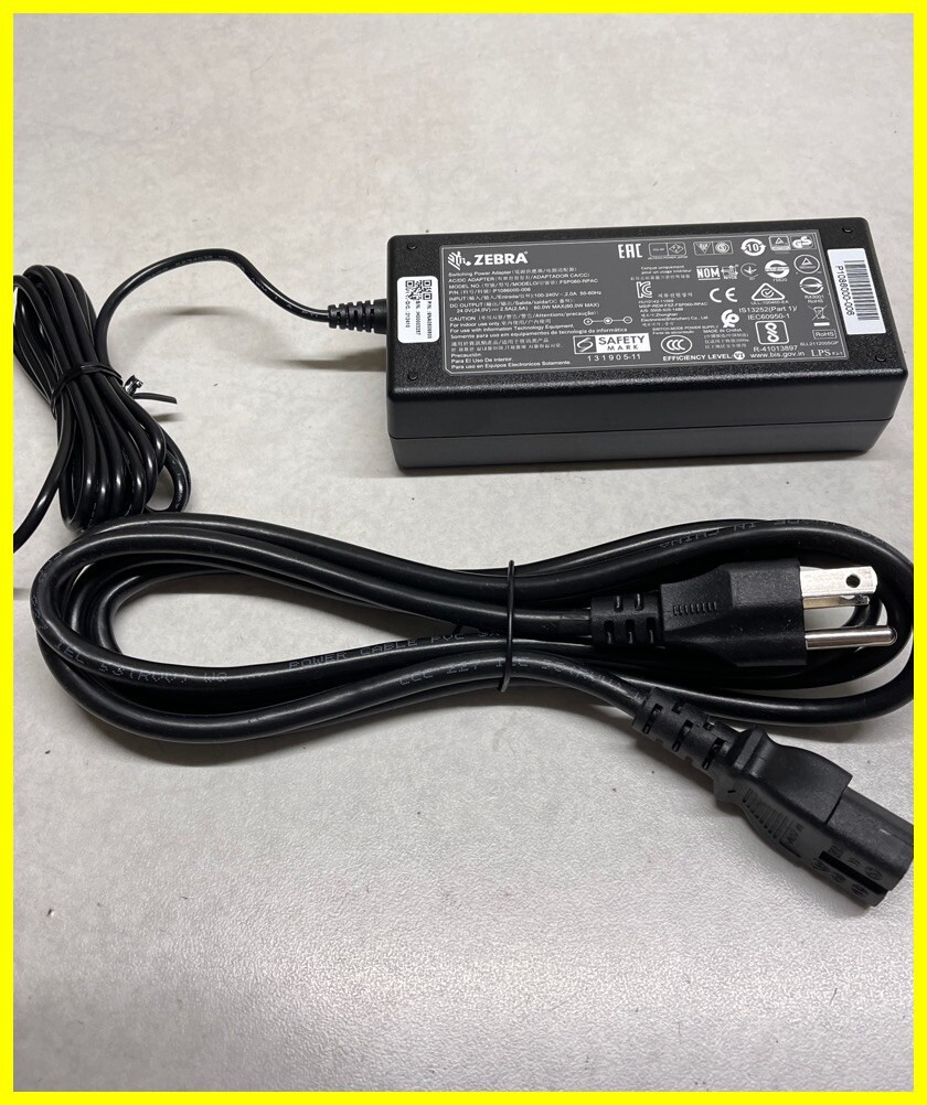 Zebra Label Printer 24V Power Supply Adapter