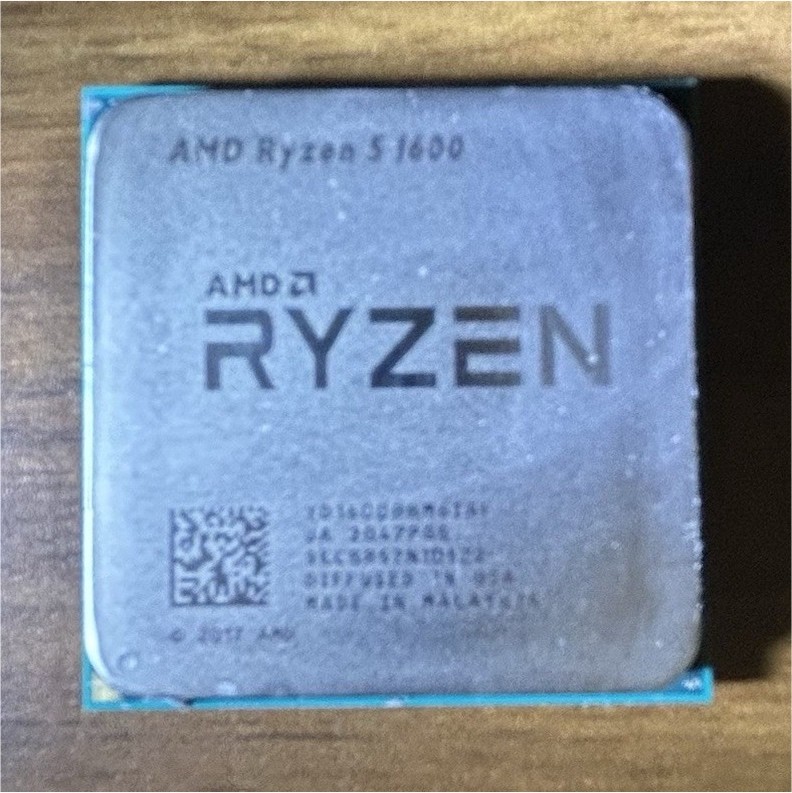 AMD Ryzen 5 1600 6-Core 3.2GHz CPU Processor Socket AM4 16MB L3 3MB L2