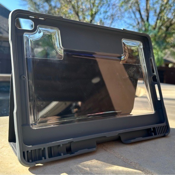 STM Dux Plus Duo 10.2" iPad Case Rugged Protection Folio Cover Gray