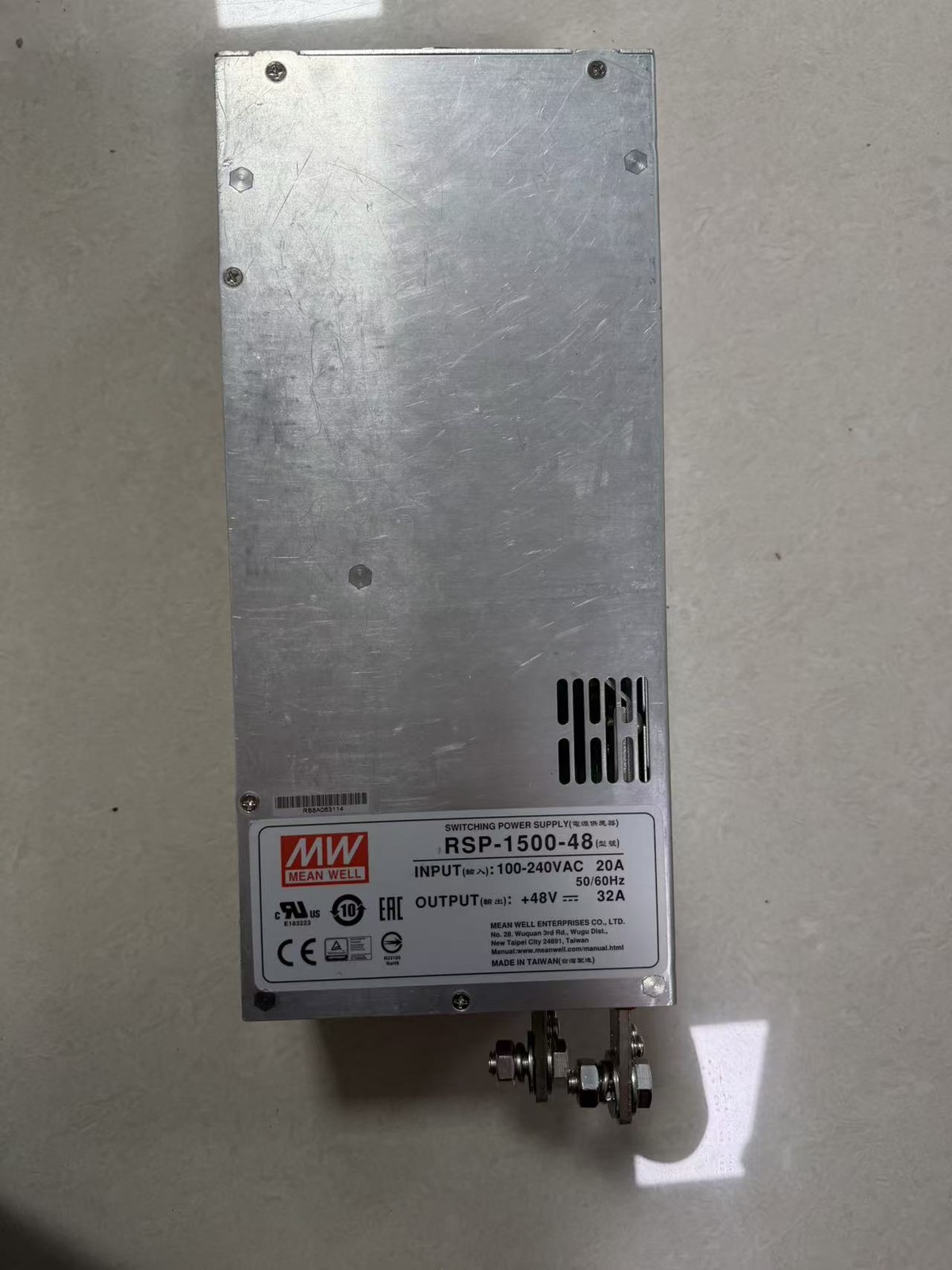 1PC New Mean Well RSP-1500-27 AC to DC Power Supply Single Output 27V 56A