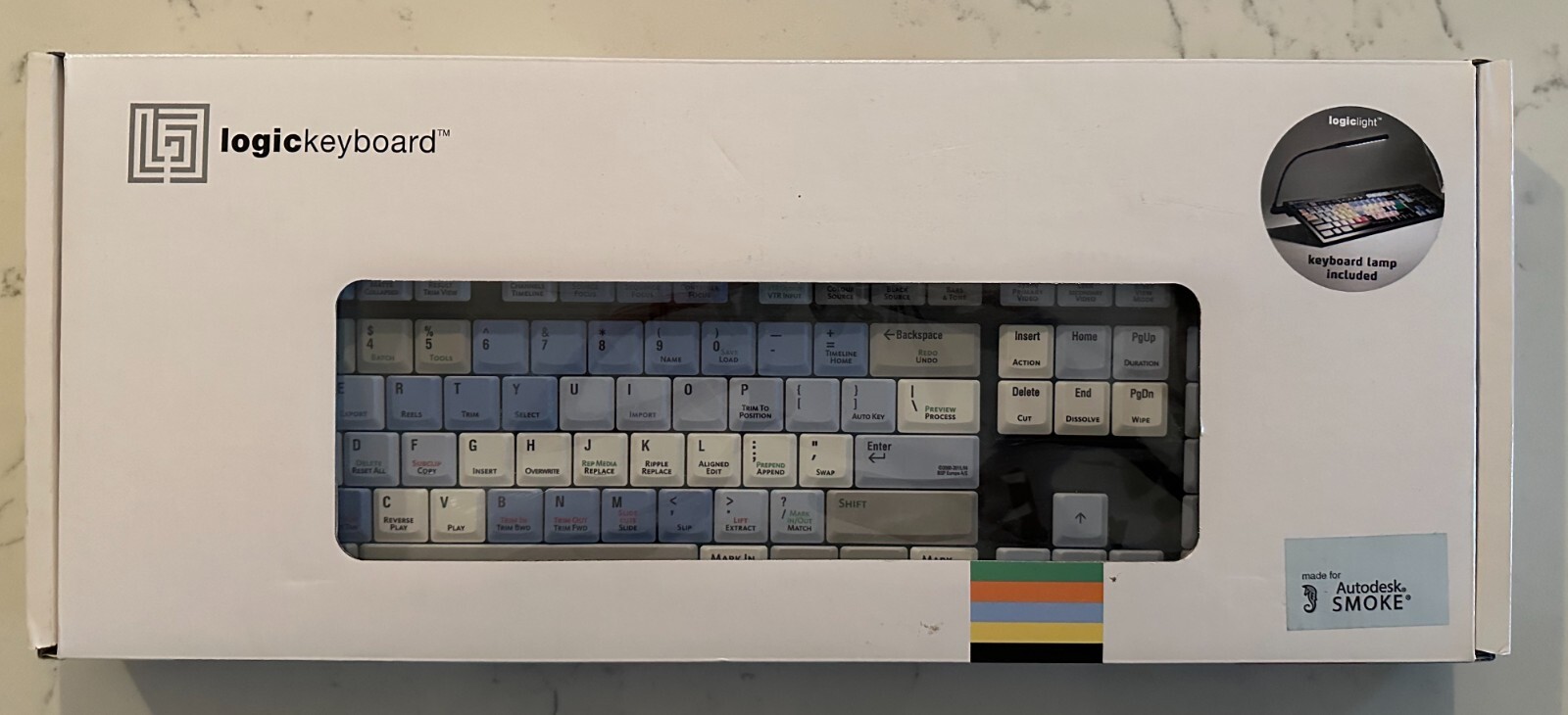LogicKeyboard Autodesk SMOKE - Linux/PC w/LogicLight LED keyboard light