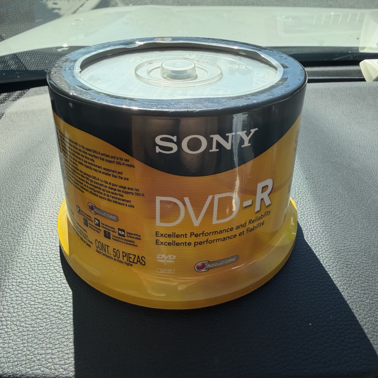 Sony 50-Pack DVD-R Blank Discs 4.7GB 120-Min 16x (Model 50DMR47RS4) - Sealed NEW