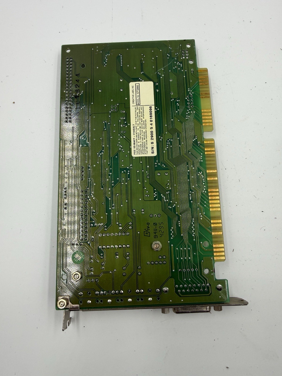 Creative Labs Sound Blaster 16 VIBRA CT2900 ISA DOS Retro Gaming Sound Card