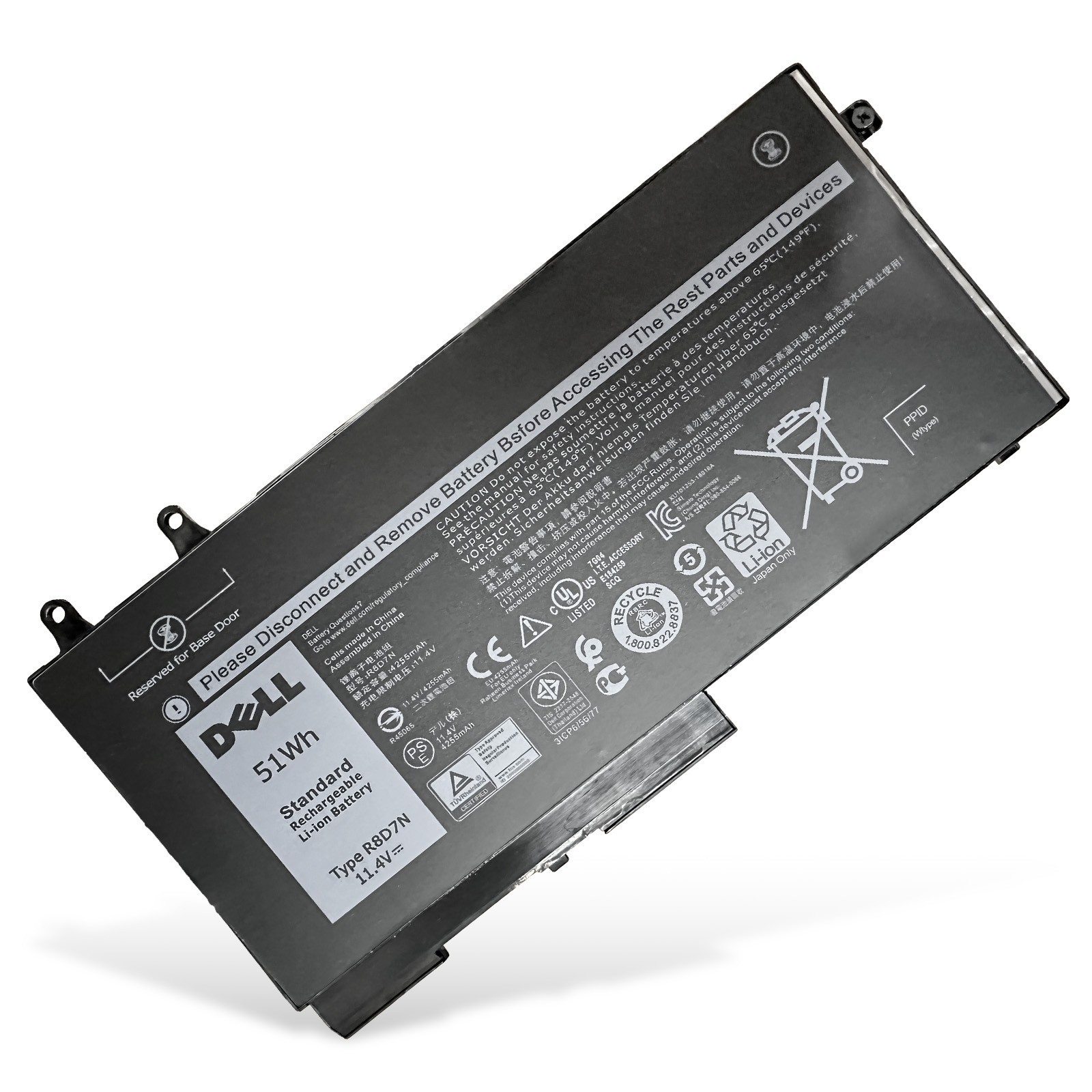 OEM Genuine 51WH R8D7N Battery For Dell Precision 3540 3550 Latitude 5400 5410