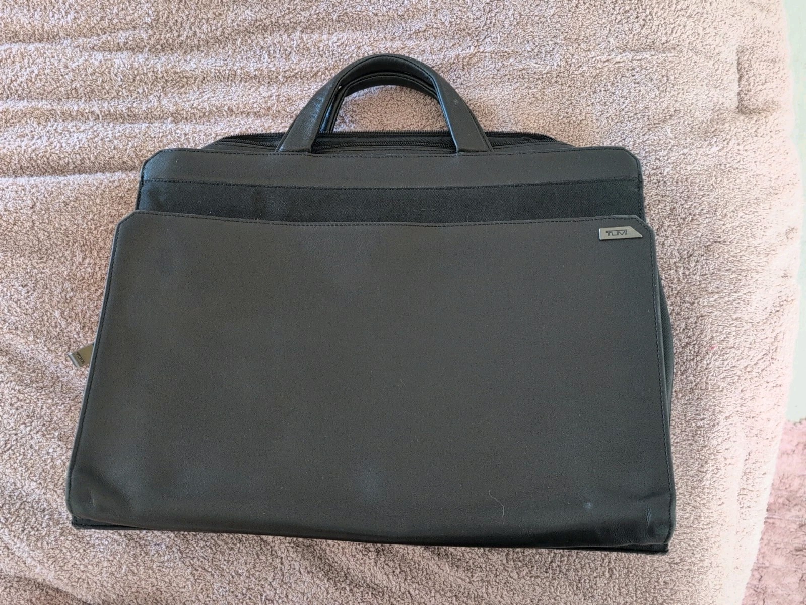 Tumi Large Black Computer Tote