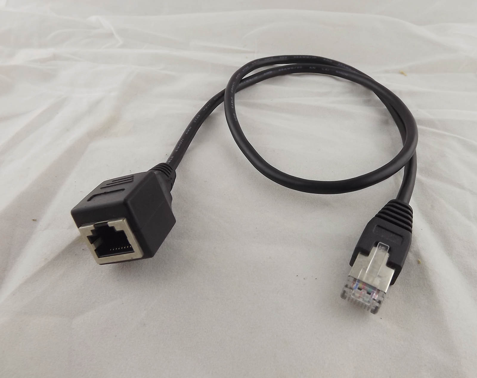 10pcs RJ45 Male to Female Ethernet LAN Network Adapter Extension Cable Cord 2ft