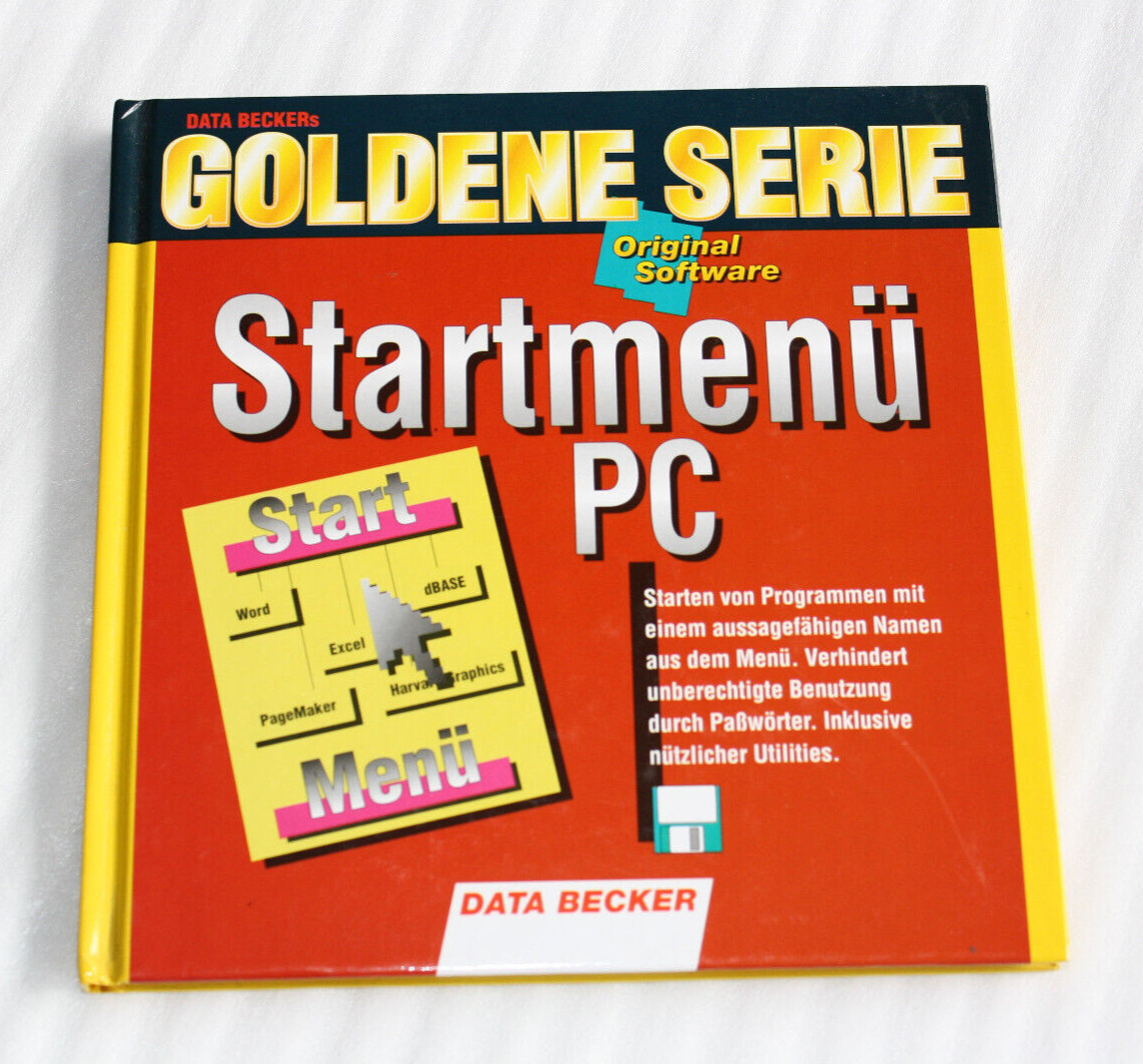 DATA BECKERs GOLDEN SERIES - Start Menu PC - 1st Edition 1992