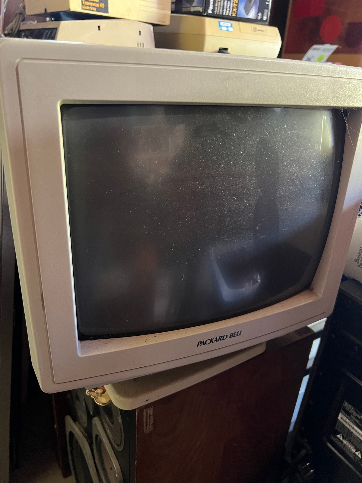 Vintage Packard Bell PB8508V 14" CRT Computer Monitor Retro Gaming VGA UNTESTED