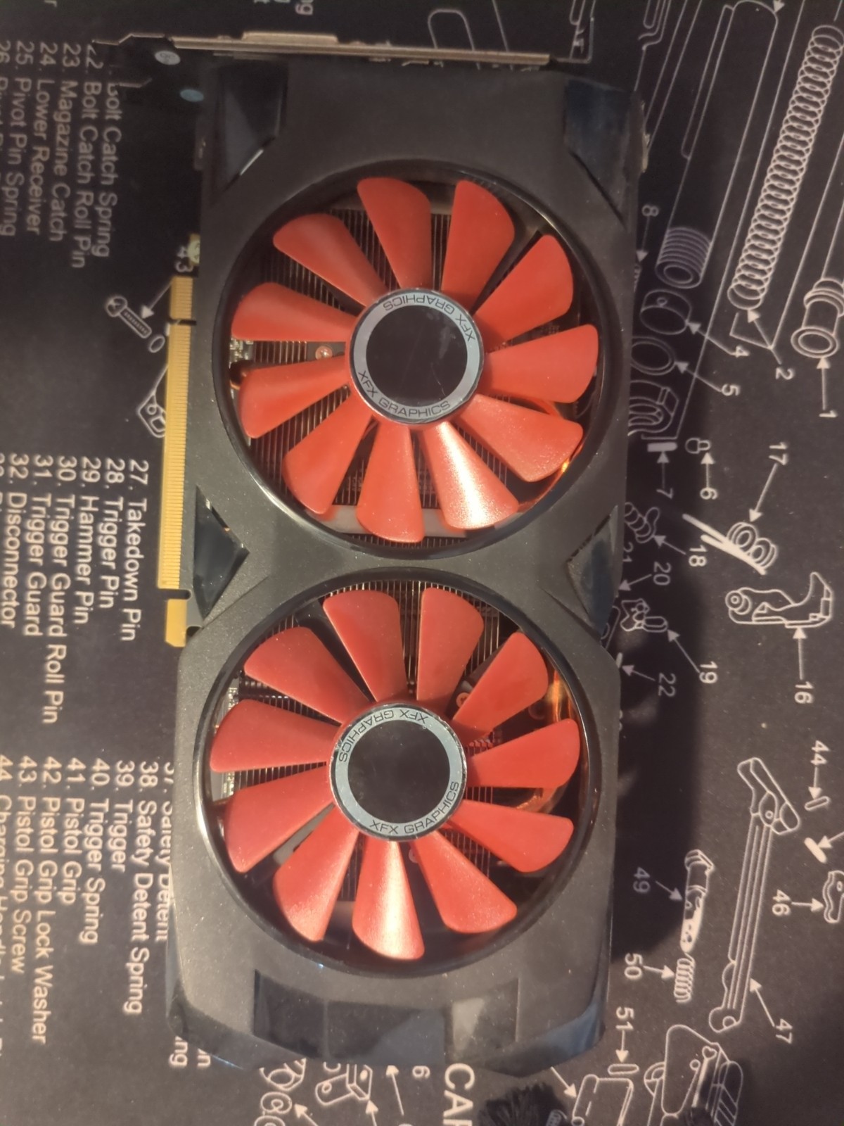 XFX AMD Radeon RX 580 8GB GDDR5 Graphics Card - RX-580P8DFD6 Untested