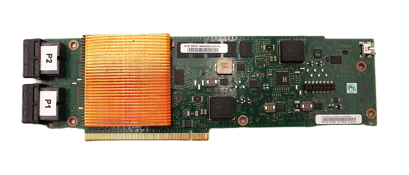 IBM 01LK378 Feature 57D7  SAS Controller