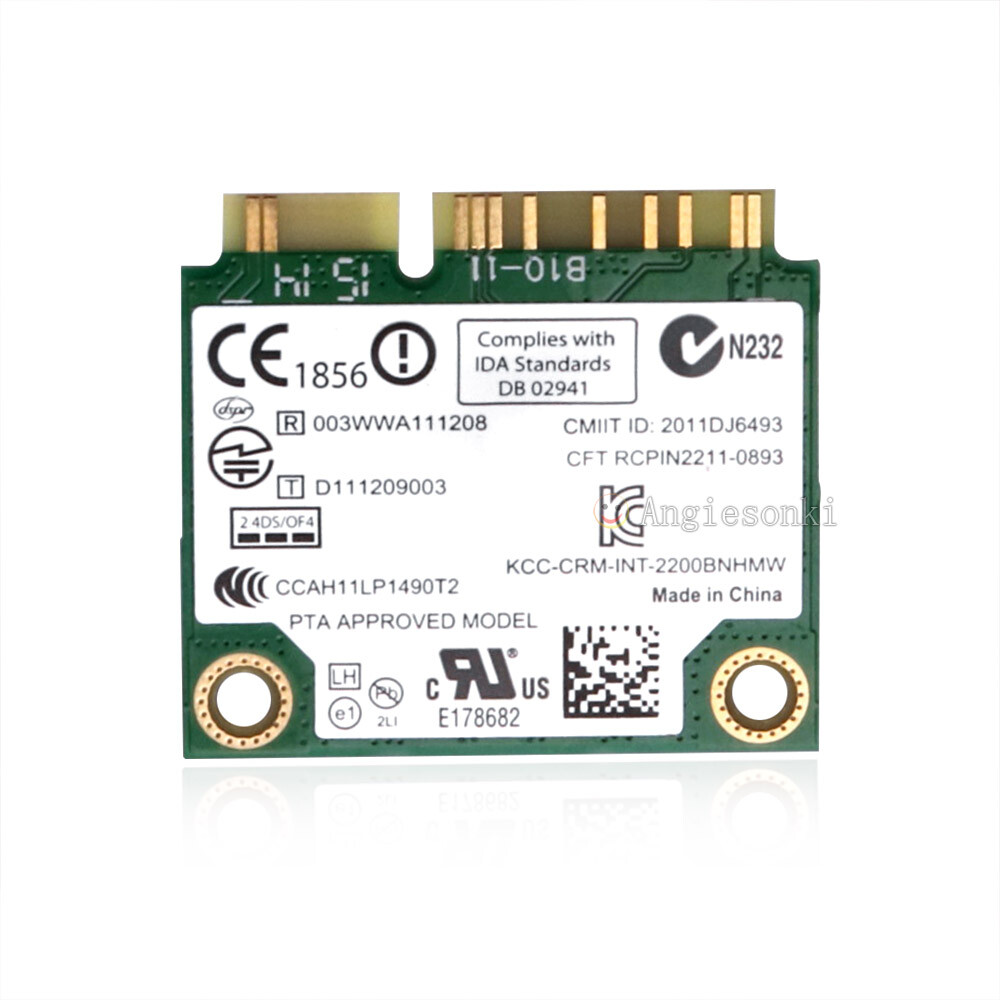 Intel 2200BNHMW 2200BGN Wi-Fi Adapter Half Mini PCI-e Wireless Wifi Wlan card