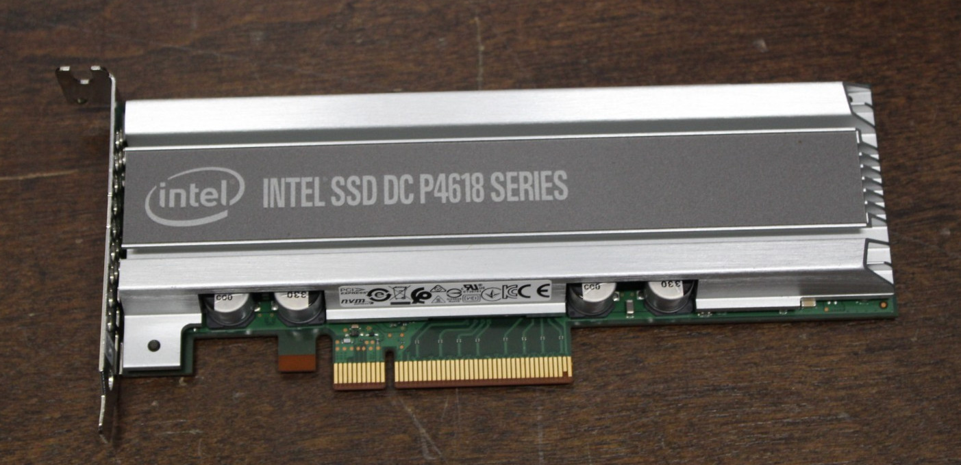 Sun Oracle 7361454 Intel DC P4618 6.4TB NVMe PCIe 3.1 x8 AIC SSD SSDPECKE064T8S