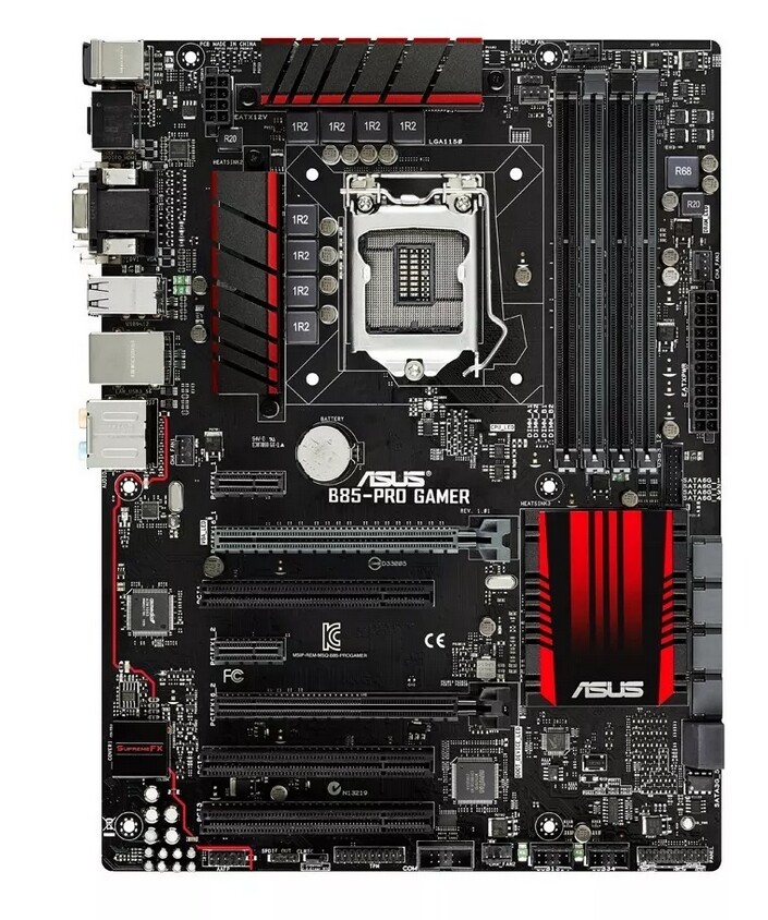 FOR ASUS B85-PRO GAMER Motherboard Intel B85 LGA 1150 DDR3 ATX 100% Test Work