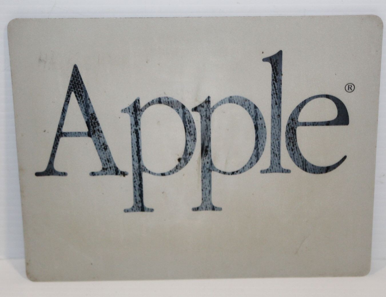 Vintage 1980's Official Apple Logo Computer Mouse Pad 8.75" x 7"