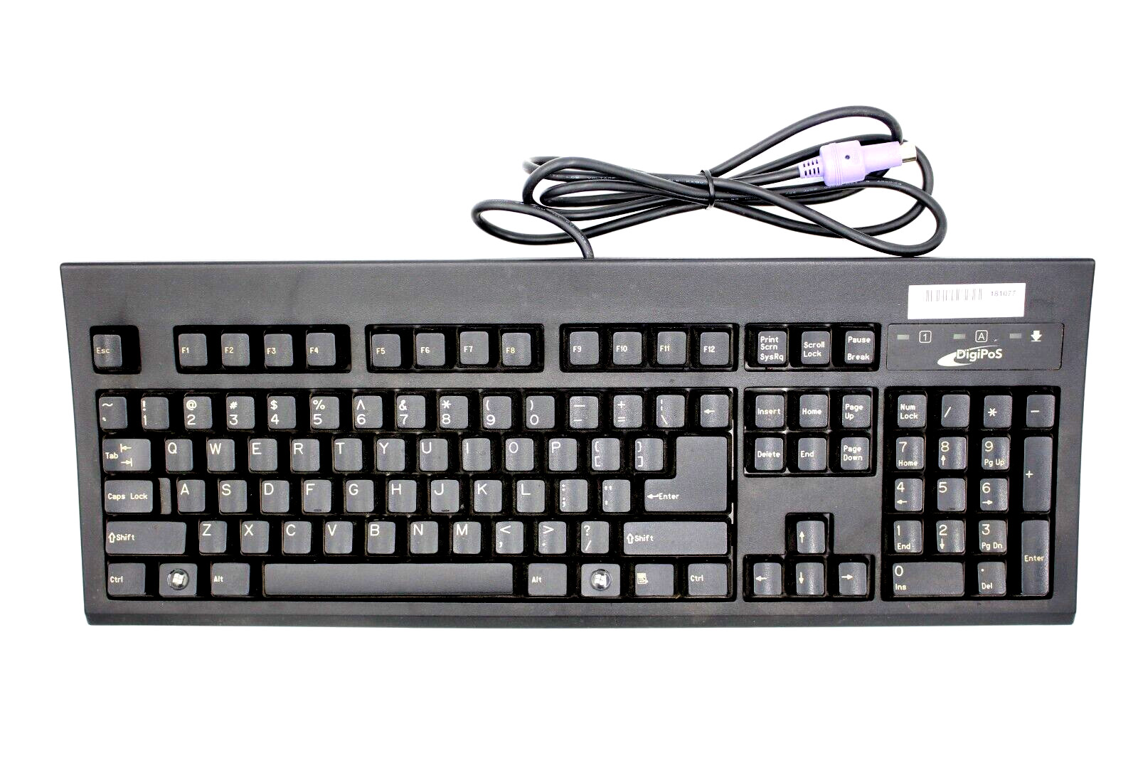 KEYBOARD POS DIGIPOS PS2 KEYTRONICS KT800P2N10P-DPS PC POINT OF SALE BLACK