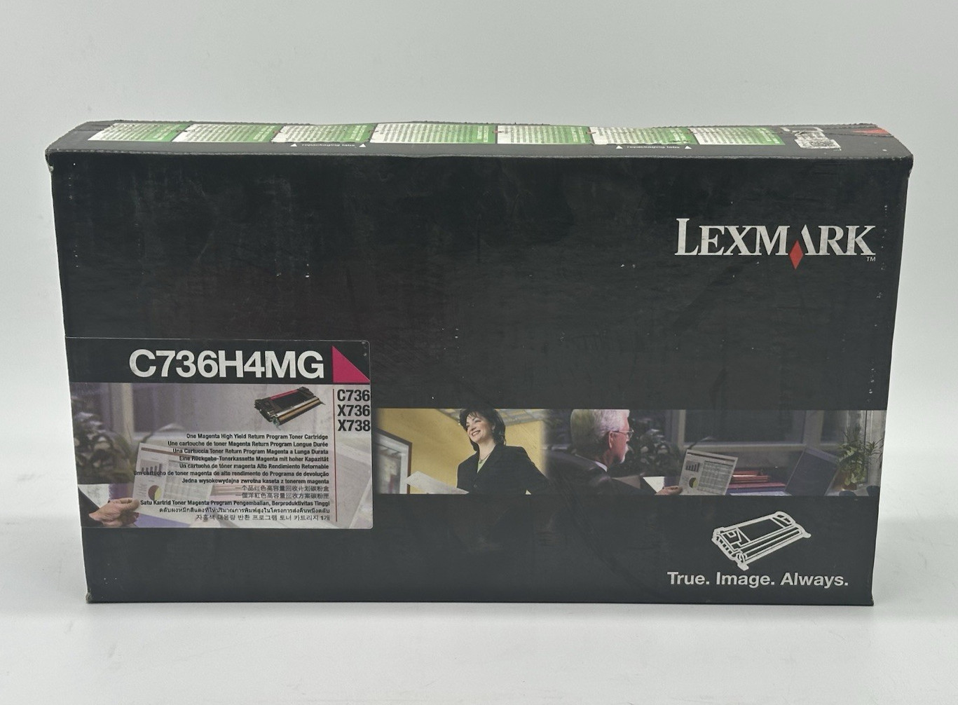 Lexmark Magenta High Yield Return Program Toner Cartridge C736H4MG
