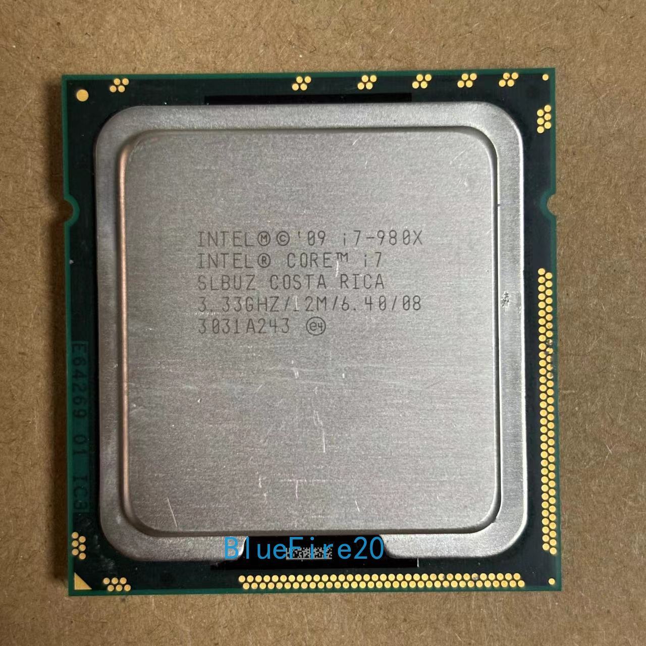 Intel Core i7-980X Extreme Edition SLBUZ 3.33GHz LGA1366 6core 12M CPU Processor