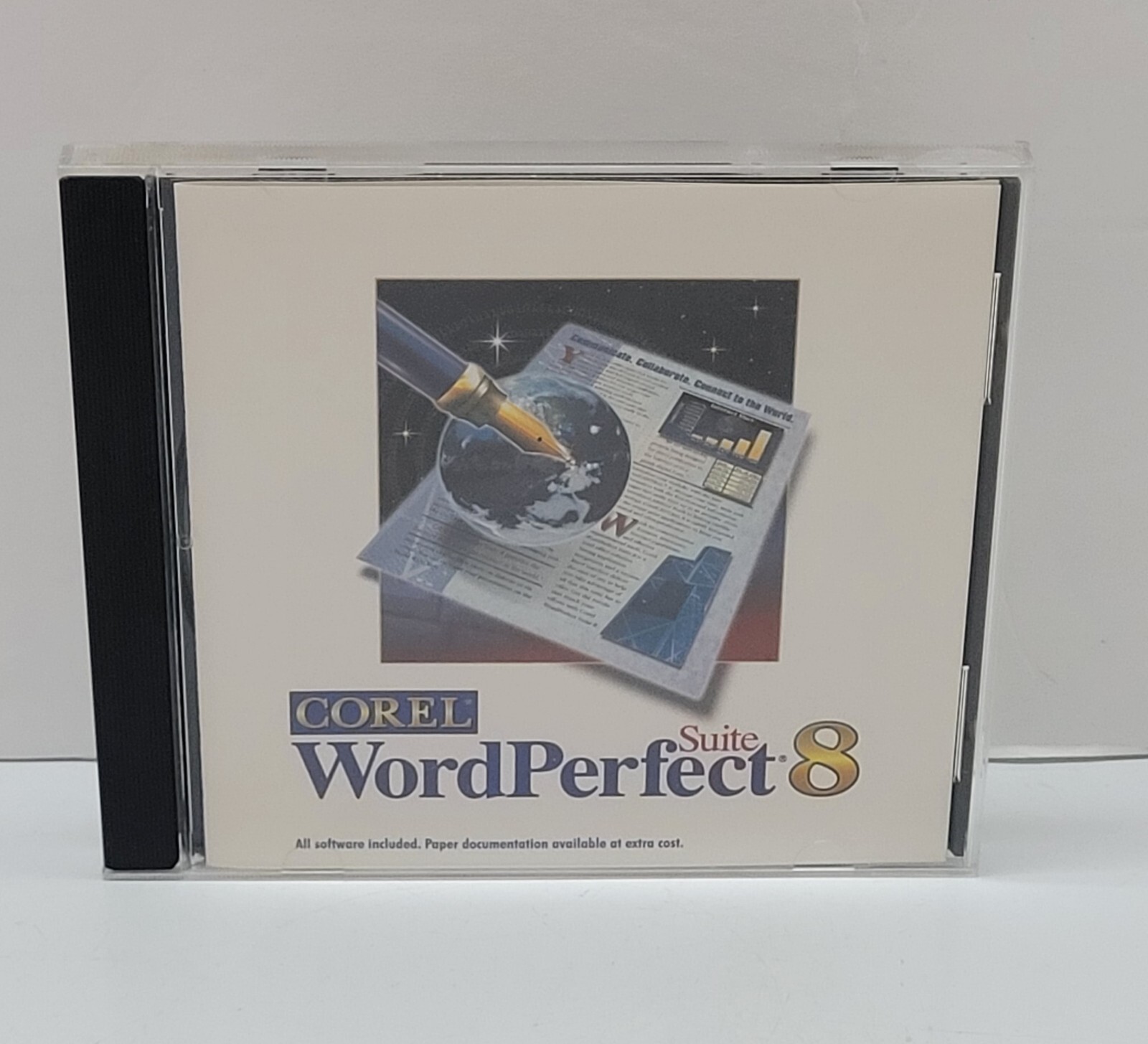 Vintage COREL WordPerfect Suite 8 (PC CD-ROM, 1997) WIn95 Office Software