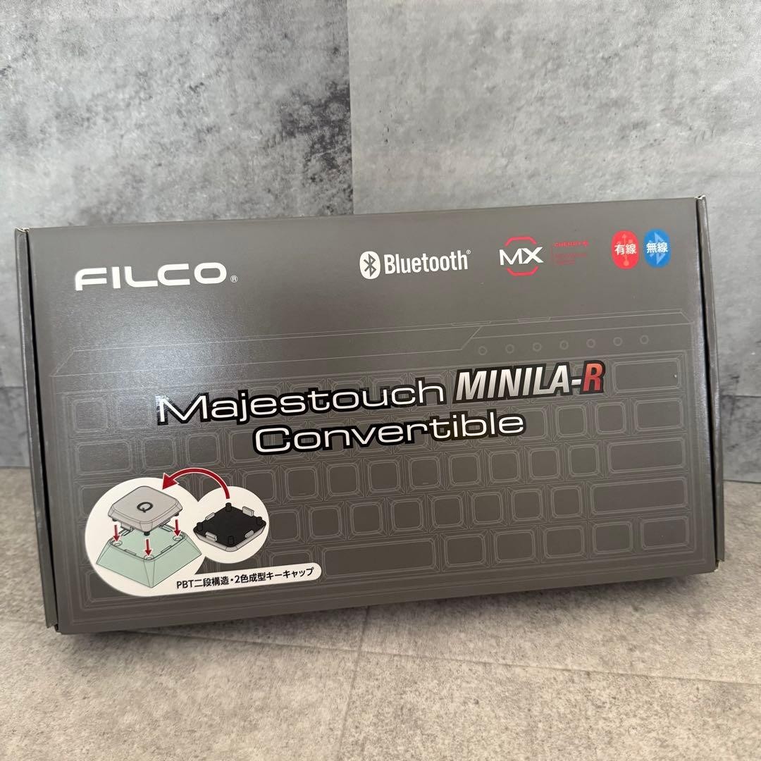 FILCO Majestouch MINILA-R Convertible Bluetooth USB Wired Keyboard Black