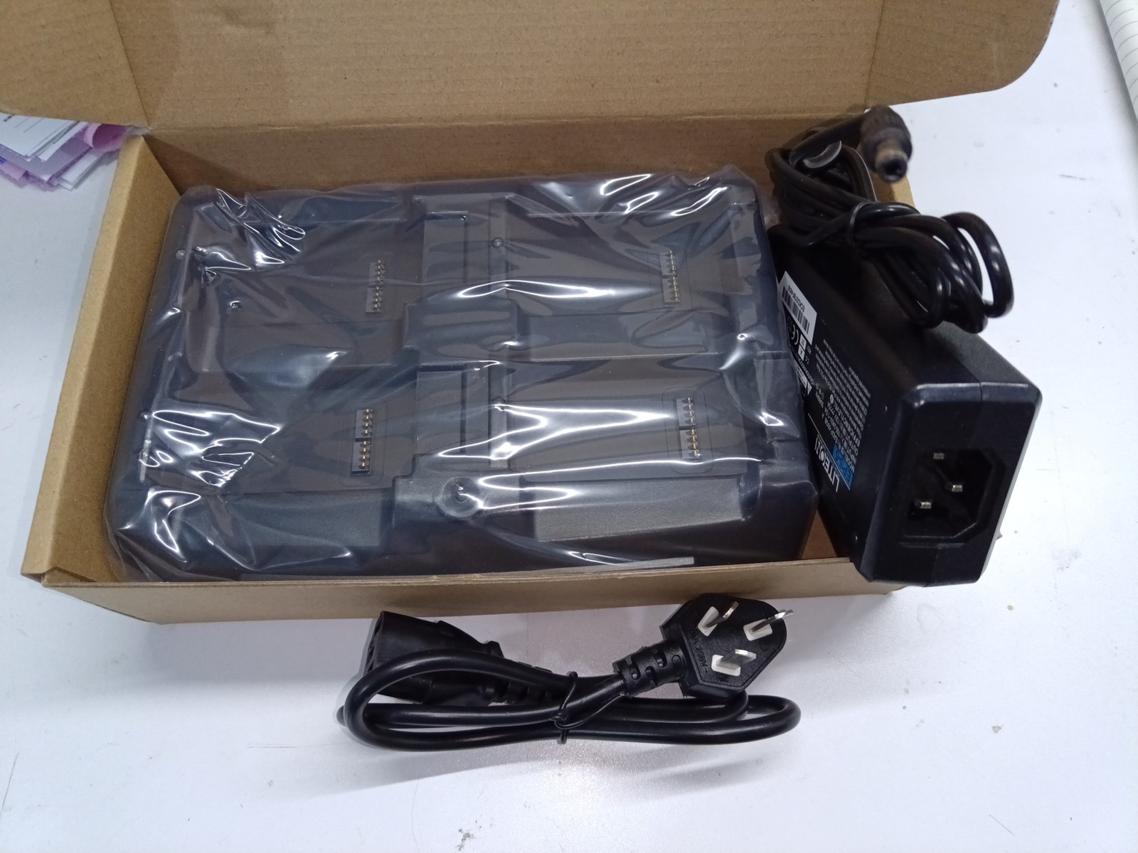 4-Slot Battery Charger Cradle for Datalogic Falcon X3, Falcon X4 P/N:94A151137